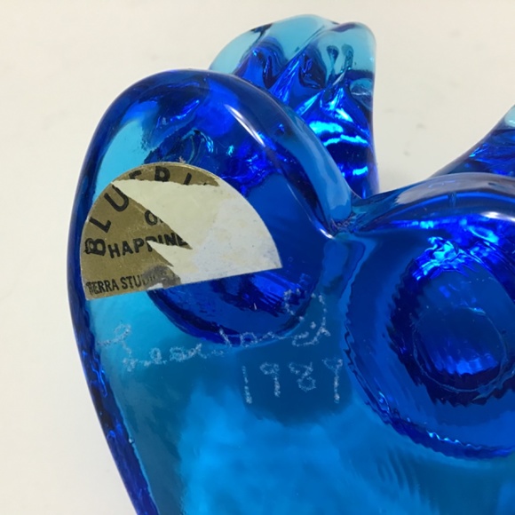 Bluebird of Happiness Leo Ward 1989 Double Birds on Heart Base Terra Studios - Picture 7 of 7